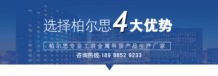 柏尔思铝格栅天花吊顶